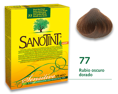 Sanotint Sensitive - 77 Rubio oscuro dorado