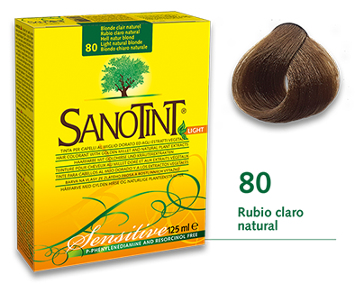 Sanotint Sensitive - 80 Rubio claro natural