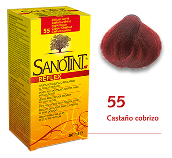 Sanotint Reflex - 55 Castaño cobrizo