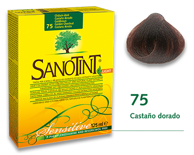 Sanotint Sensitive - 75 Castaño dorado