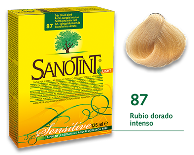 Sanotint Sensitive - 87 Rubio dorado intenso