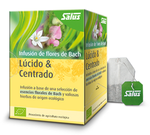 Lúcido & Centrado infusión de flores de Bach bio - 15 bolsitas filtro