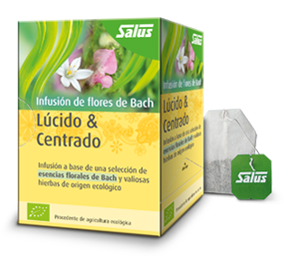 Lúcido & Centrado infusión de flores de Bach bio - 15 bolsitas filtro