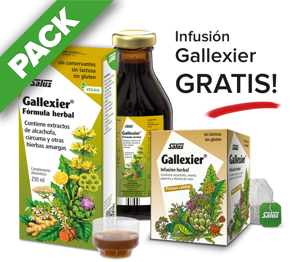 PACK Gallexier líquido - 250 ml + infusión gratis