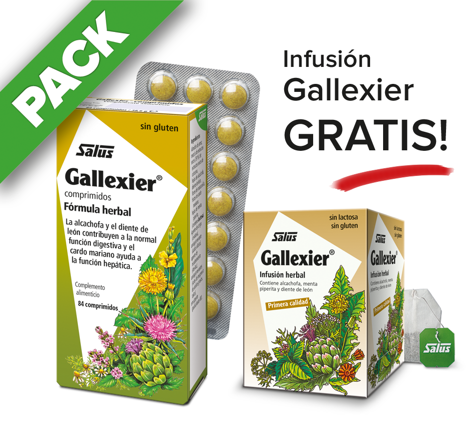 PACK Gallexier - 84 comprimidos + infusión gratis