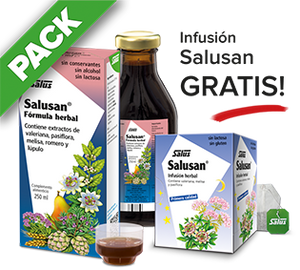 PACK Salusan líquido - 250 ml + infusión gratis